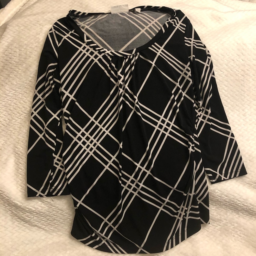 Black and white work top